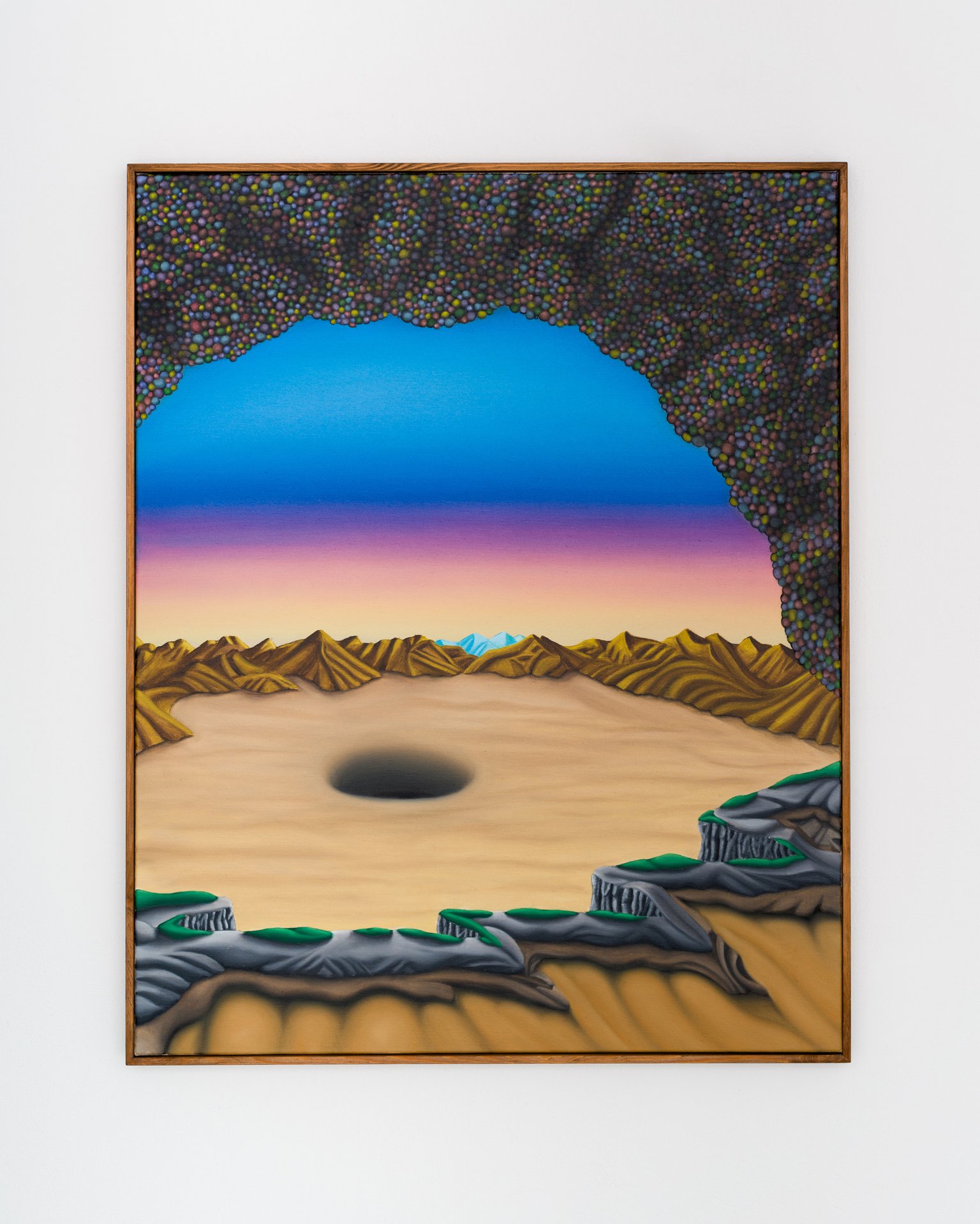 Hideout with a view by Stefan Jeske, 2024, oil on canvas