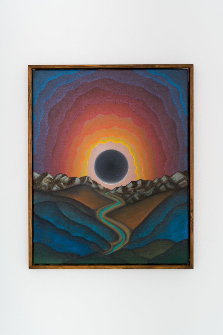 Moon River by Stefan Jeske, 2024, oil on canvas