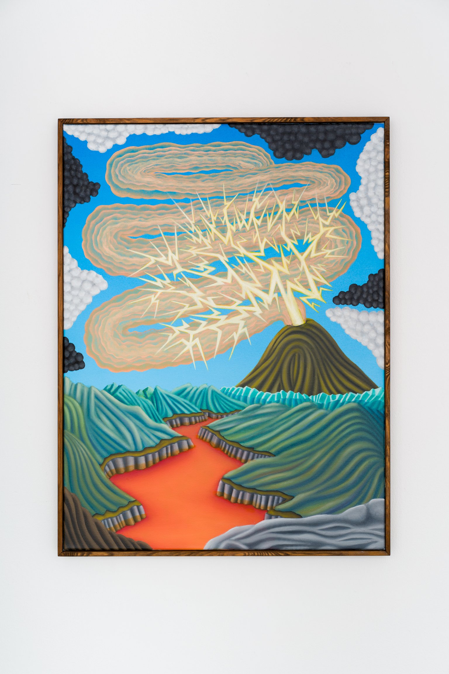 ADHD by Stefan Jeske, 2024, oil on canvas