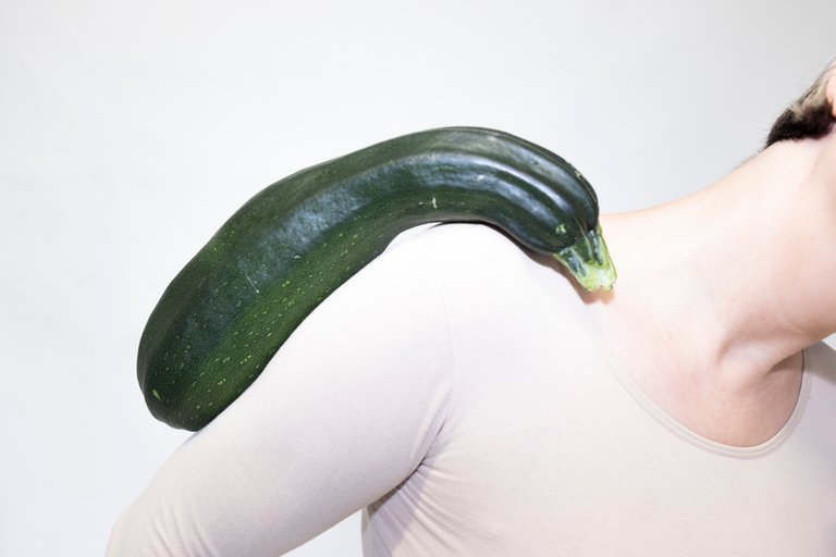 Zucchini by Johanna Wagner, 2023, print on Hahnemühle Baryta