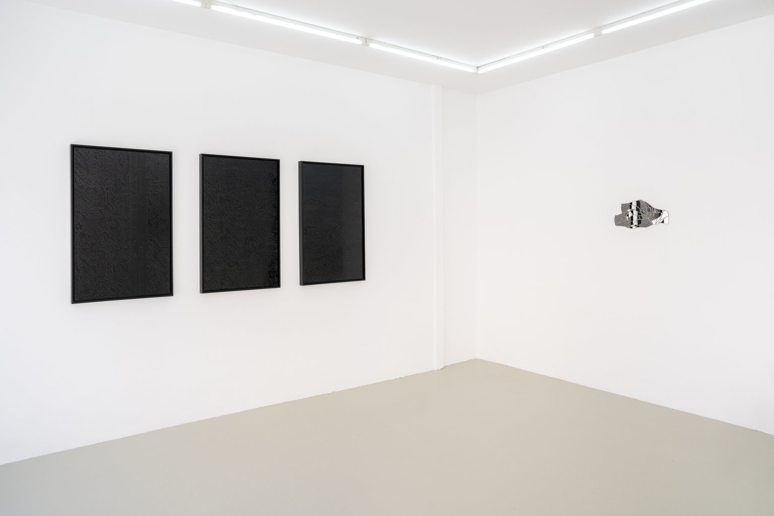 Installation View, oxide skin
