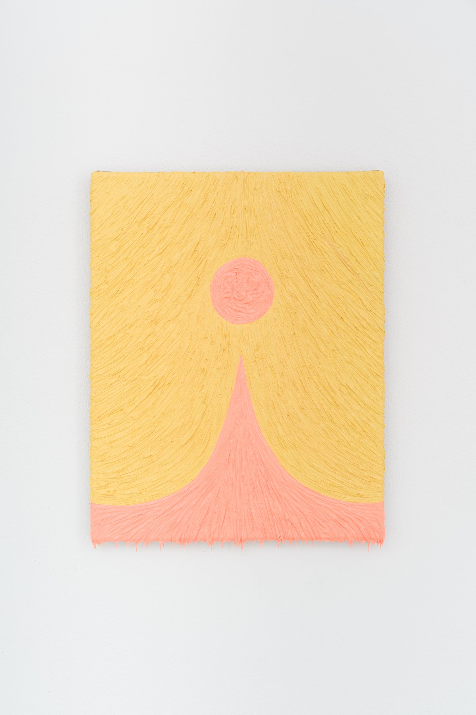 o.T. by Lena Schramm, 2025, oil on canvas