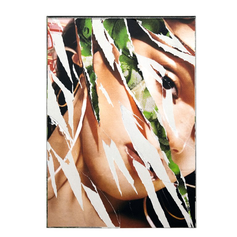 manicure by Anna Stüdeli, 2024, original poster carrier sheet, latex print on poster paper