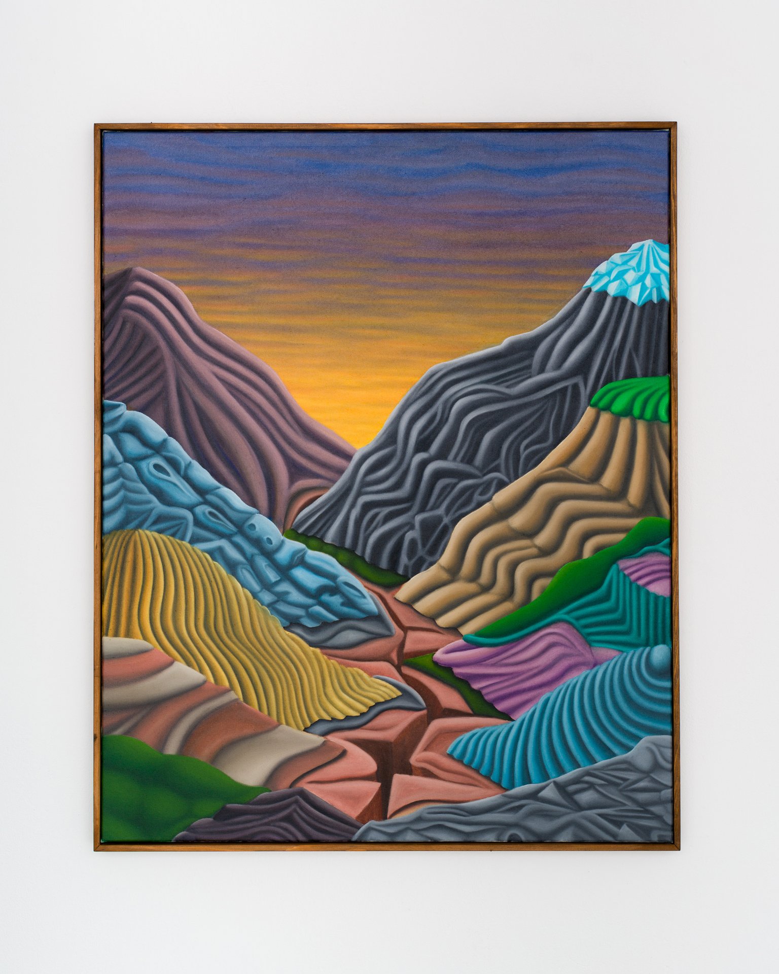 Subterraneans by Stefan Jeske, 2024, oil on canvas