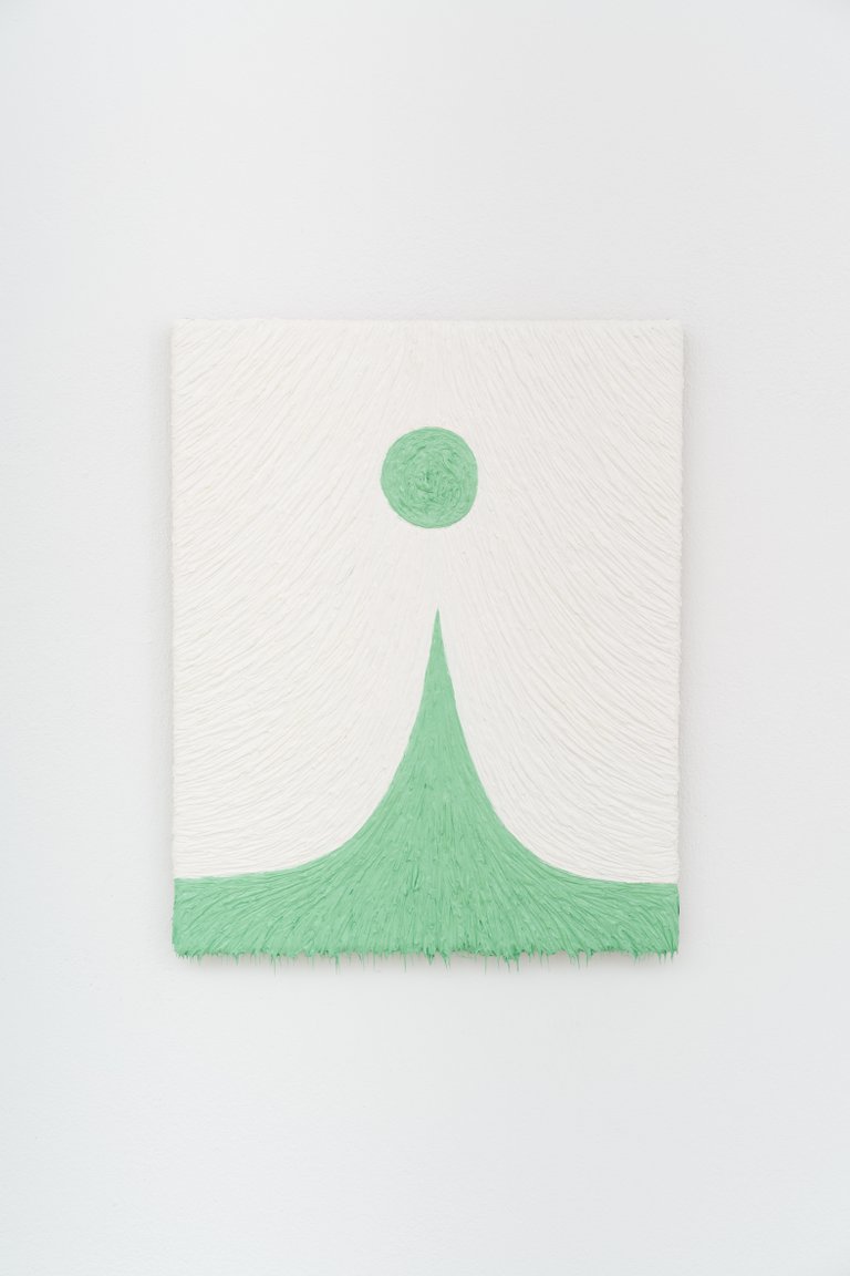 o.T. by Lena Schramm, 2025, oil on canvas