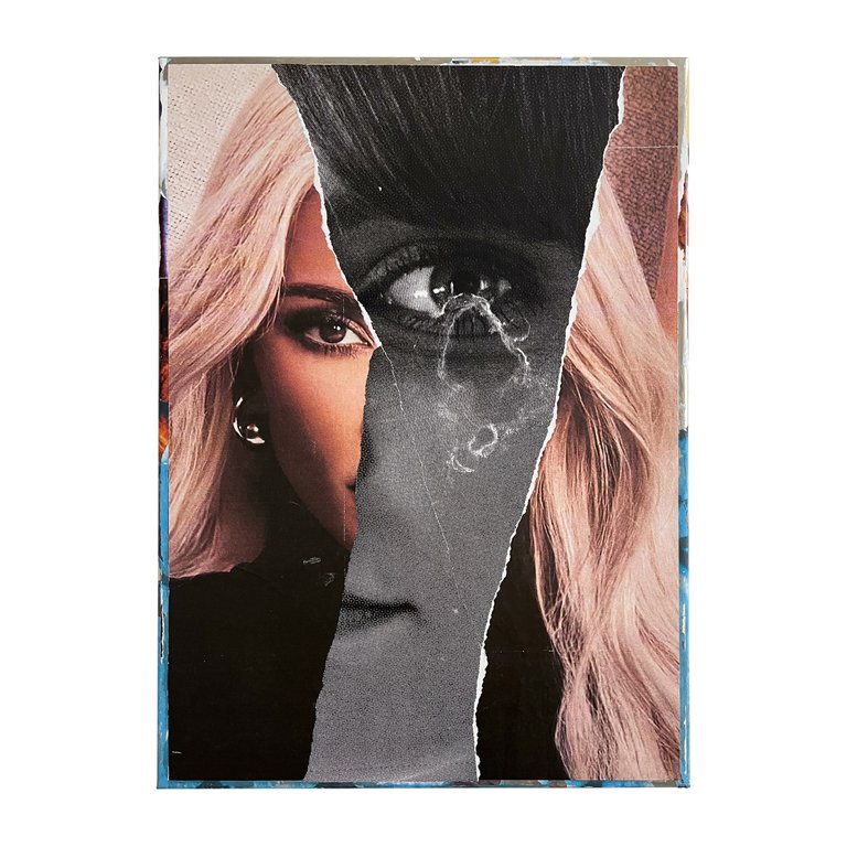 Giant by Anna Stüdeli, 2024, aluminum sheet, latex print on poster paper
