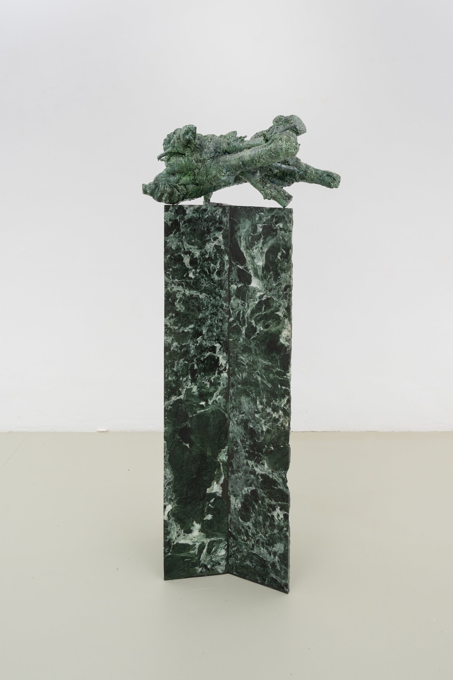 Maa by Nino Maaskola, 2025, marble, wood, resin, pigments