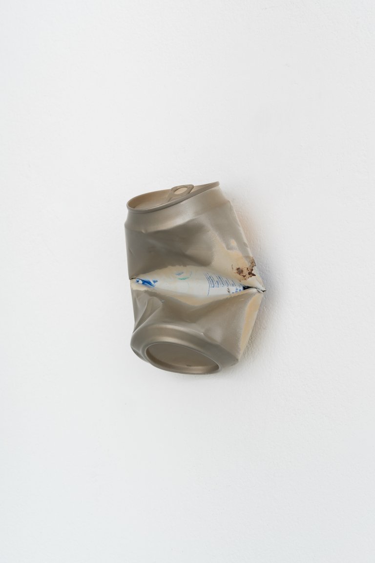 Stolen Can by Emil Walde, 2025, aluminum