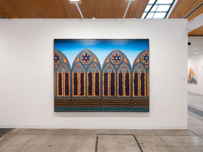 installation view; Stefan Jeske - They Come in Peace, 2023, art karlsruhe 2026