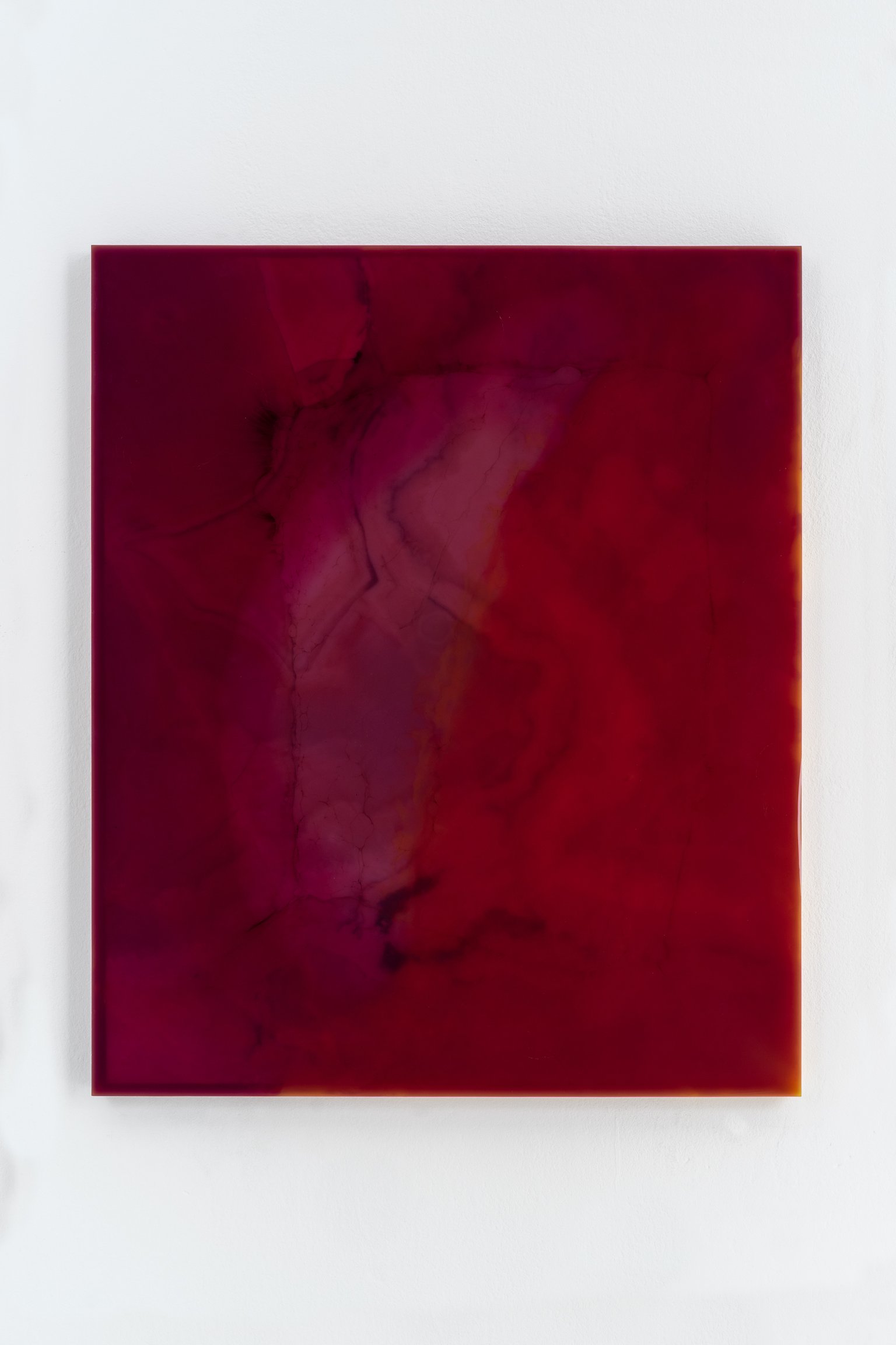 Mount Petrol (Mediumvioletred, Mediumpurple, Palevioletred, Gold) by Nino Maaskola, 2023, onyx, synthetic resin