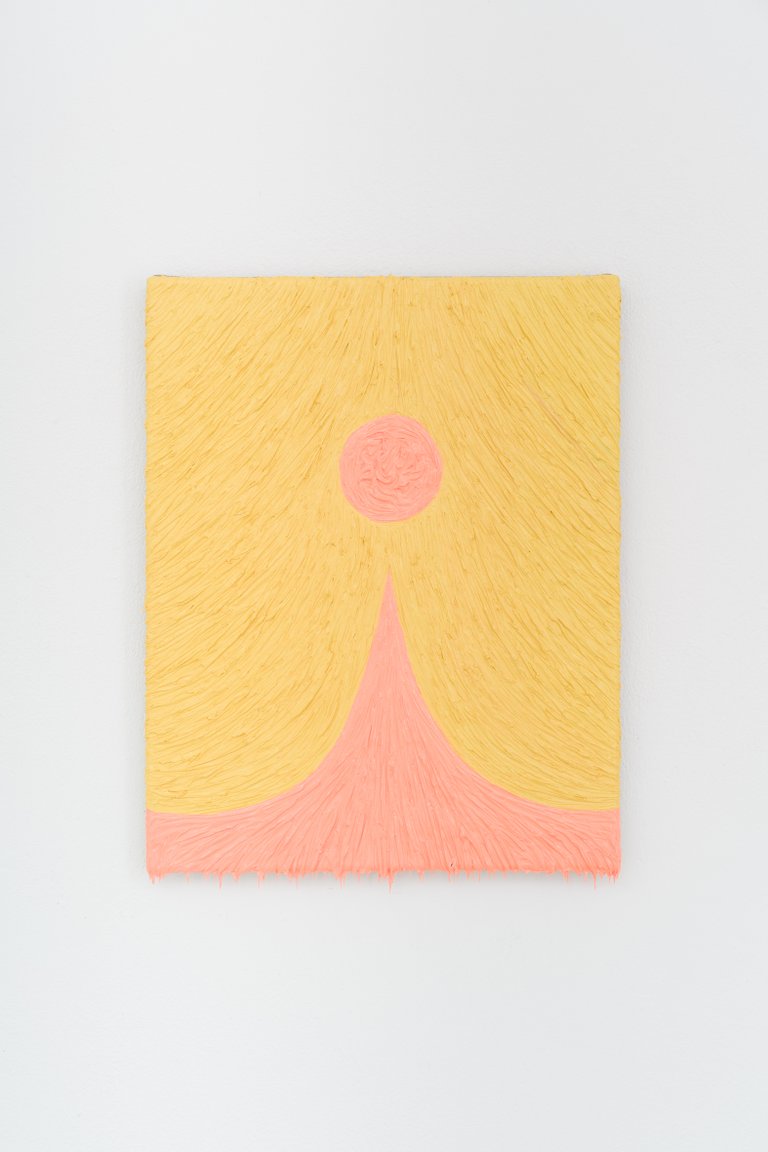 o.T. by Lena Schramm, 2025, oil on canvas