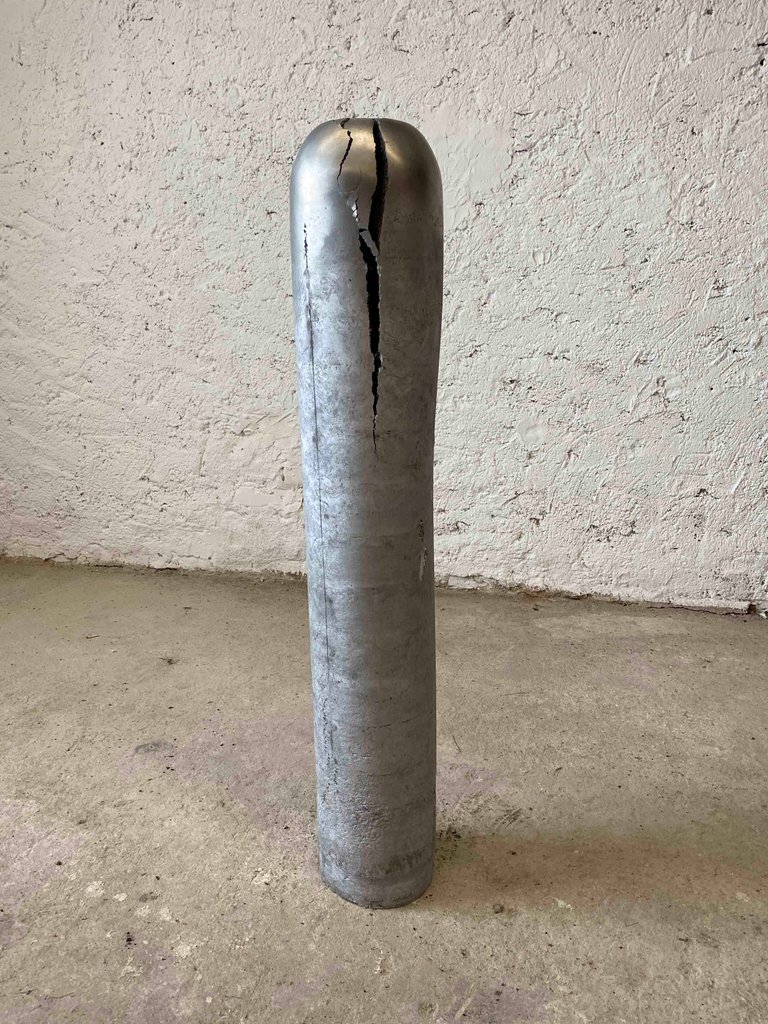 Less & Below 100 Tons by Nino Maaskola, 2021, aluminium