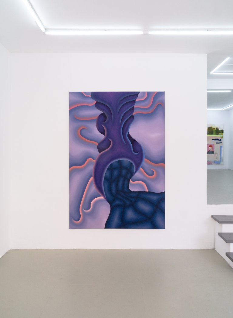 604085159010 by Antonia Freisburger, 2023, oil on canvas