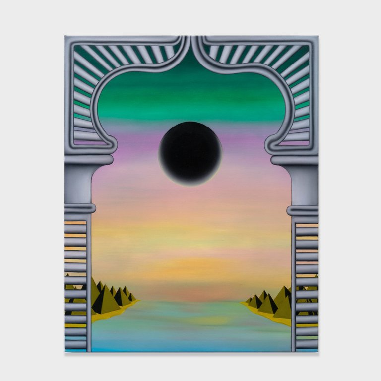 You don't, I don't, we don't by Stefan Jeske, 2021, oil on canvas