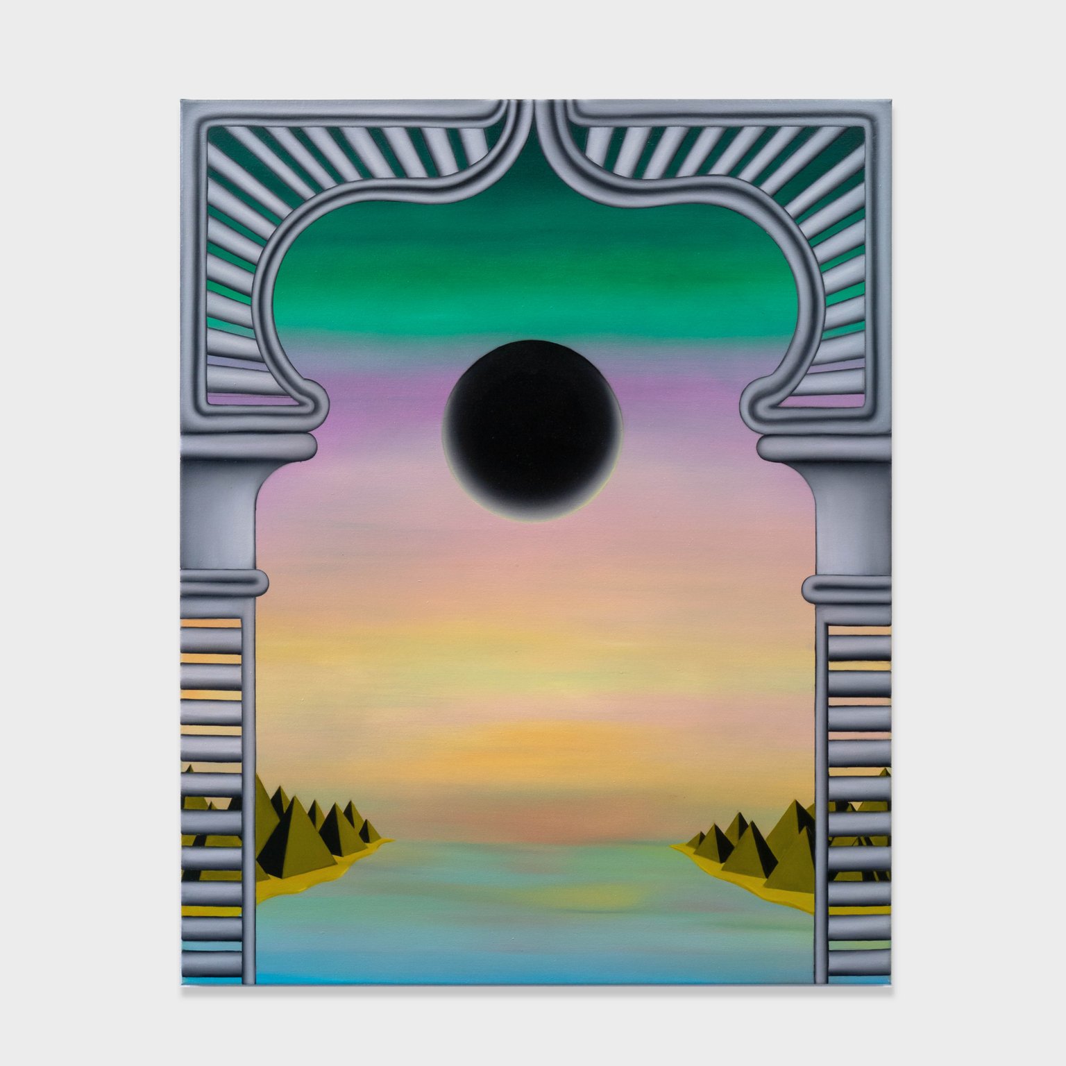 You don't, I don't, we don't by Stefan Jeske, 2021, oil on canvas