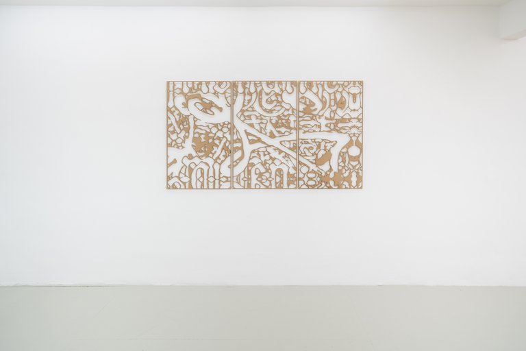 Installation View, oxide skin