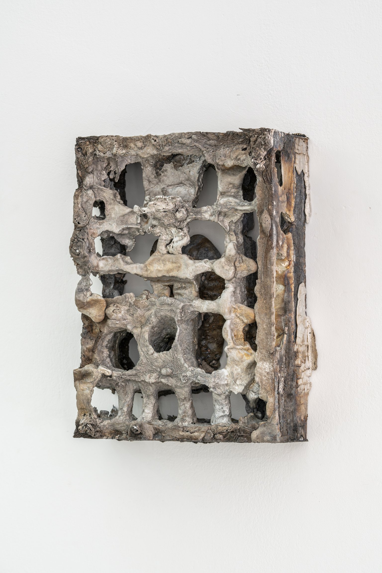 Cubby by Georges, 2024, ALUMINUM, CLAY AND PYROLITIC ACID
