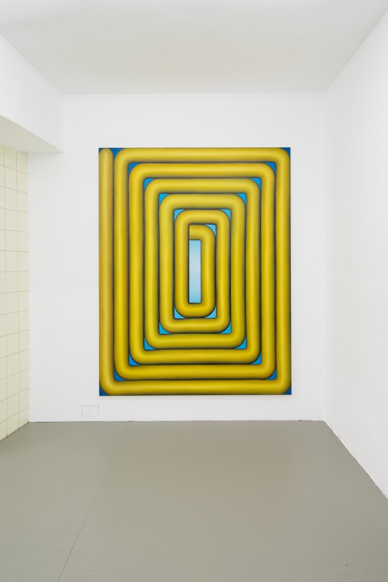 Leaving Eternity, 2021, oil on canvas, 195 x 155 cm