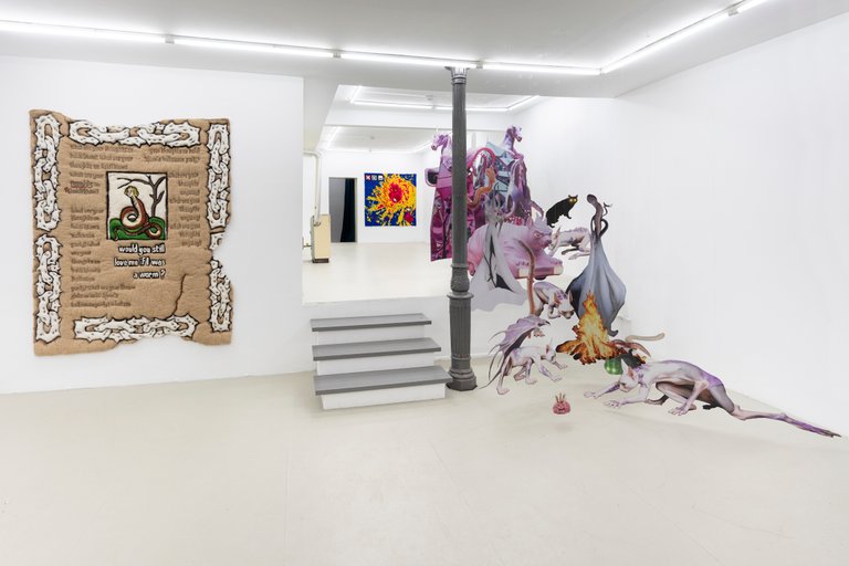 Installation View, Would you still love me if I was a worm?