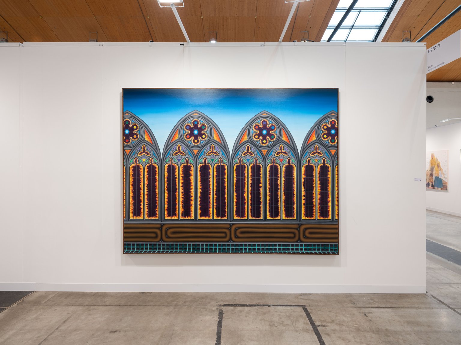 installation view; Stefan Jeske - They Come in Peace, 2023, art karlsruhe 2026