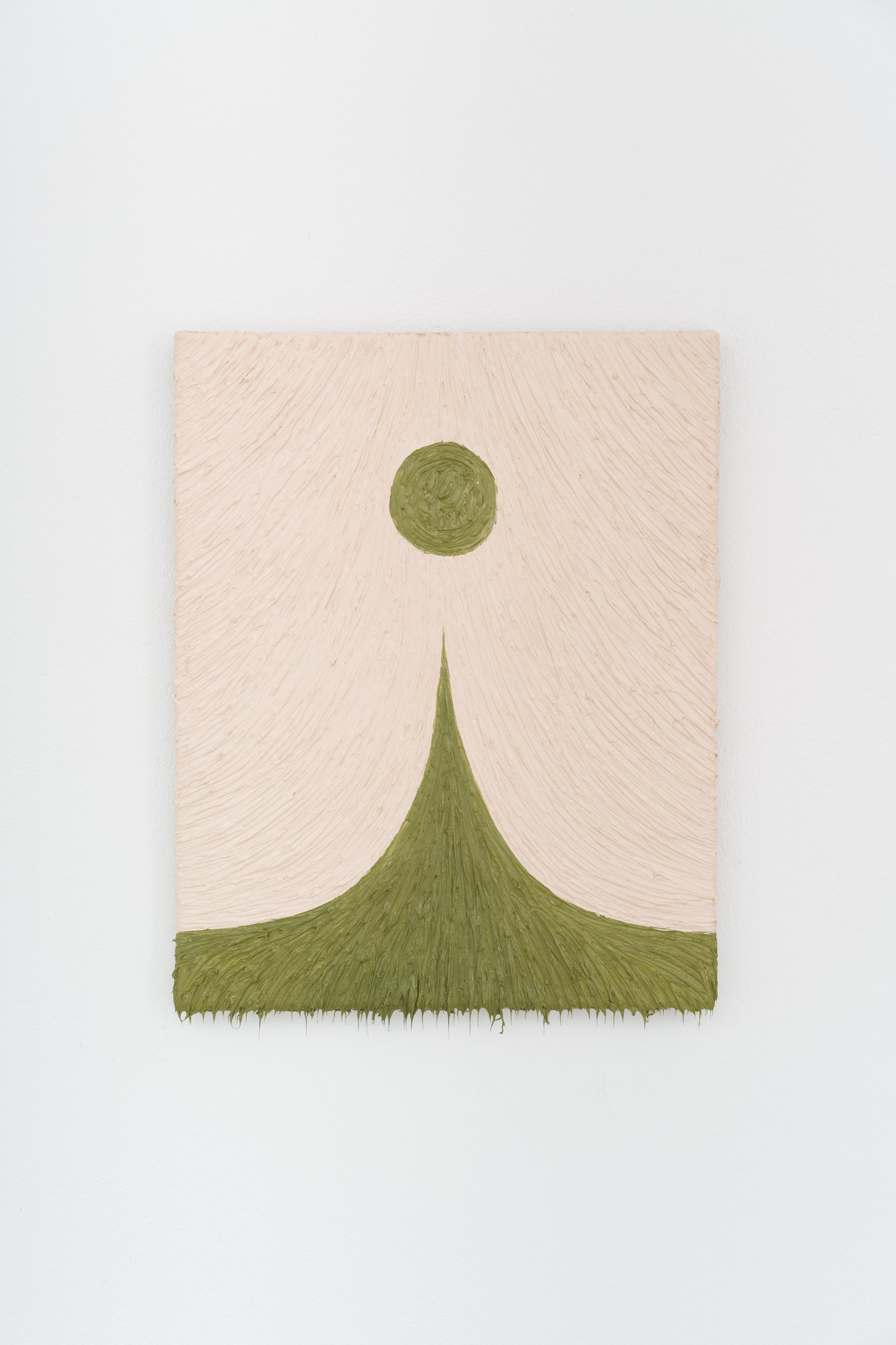 o.T. by Lena Schramm, 2025, oil on canvas