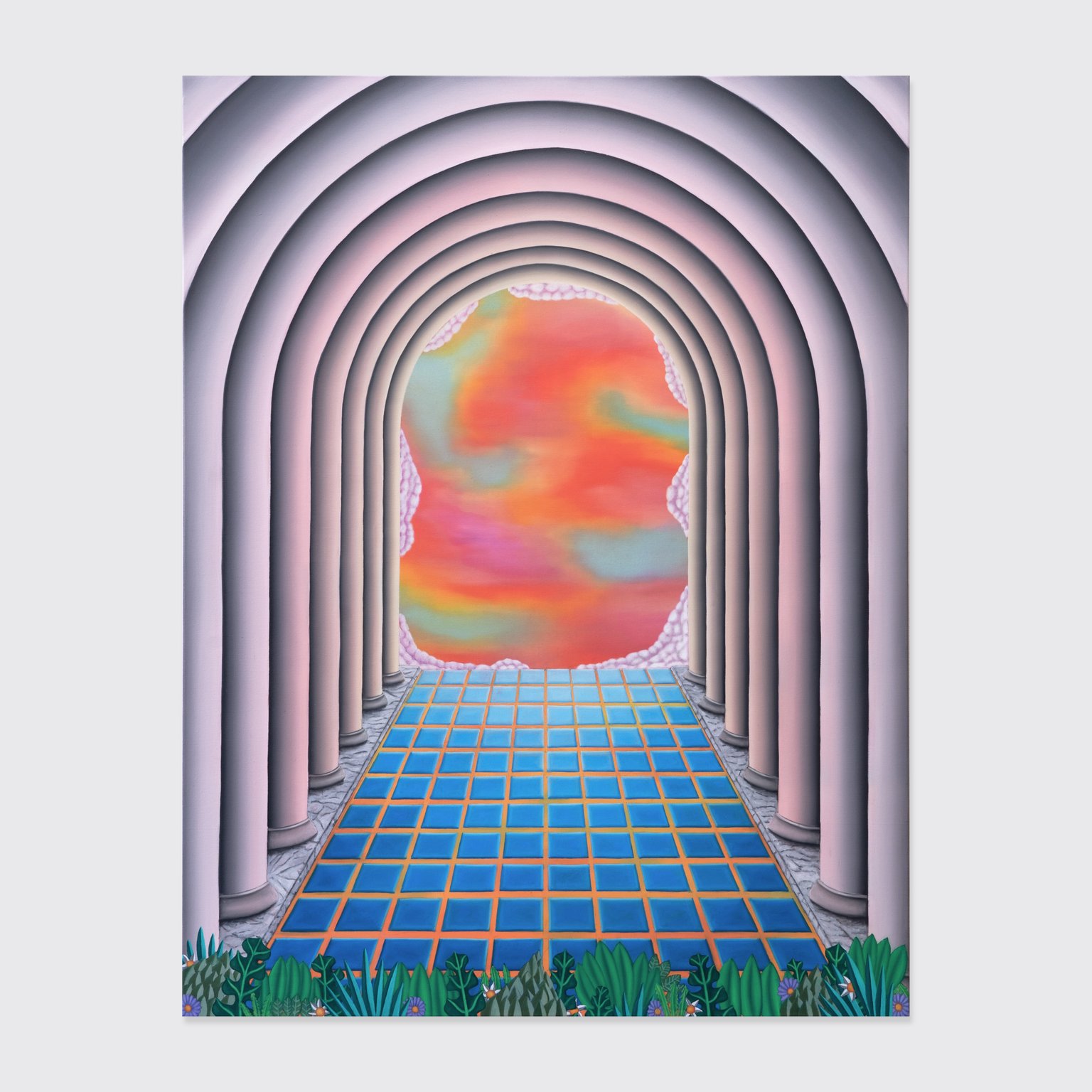 From jungle to heaven by Stefan Jeske, 2023, oil on canvas