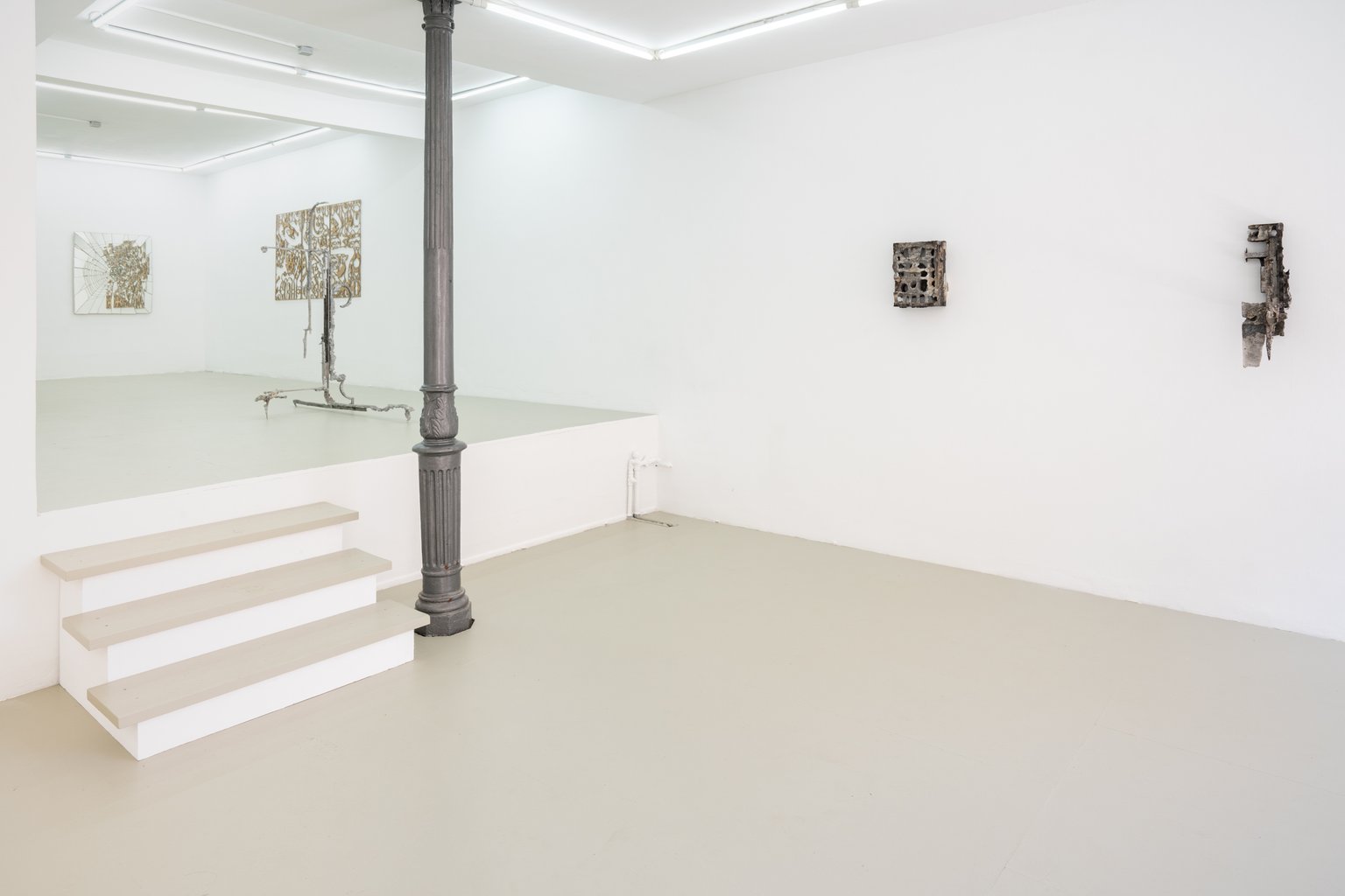 Installation View, oxide skin