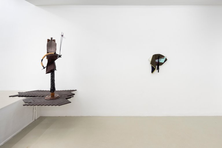 installation view, Trinkets on Trellis