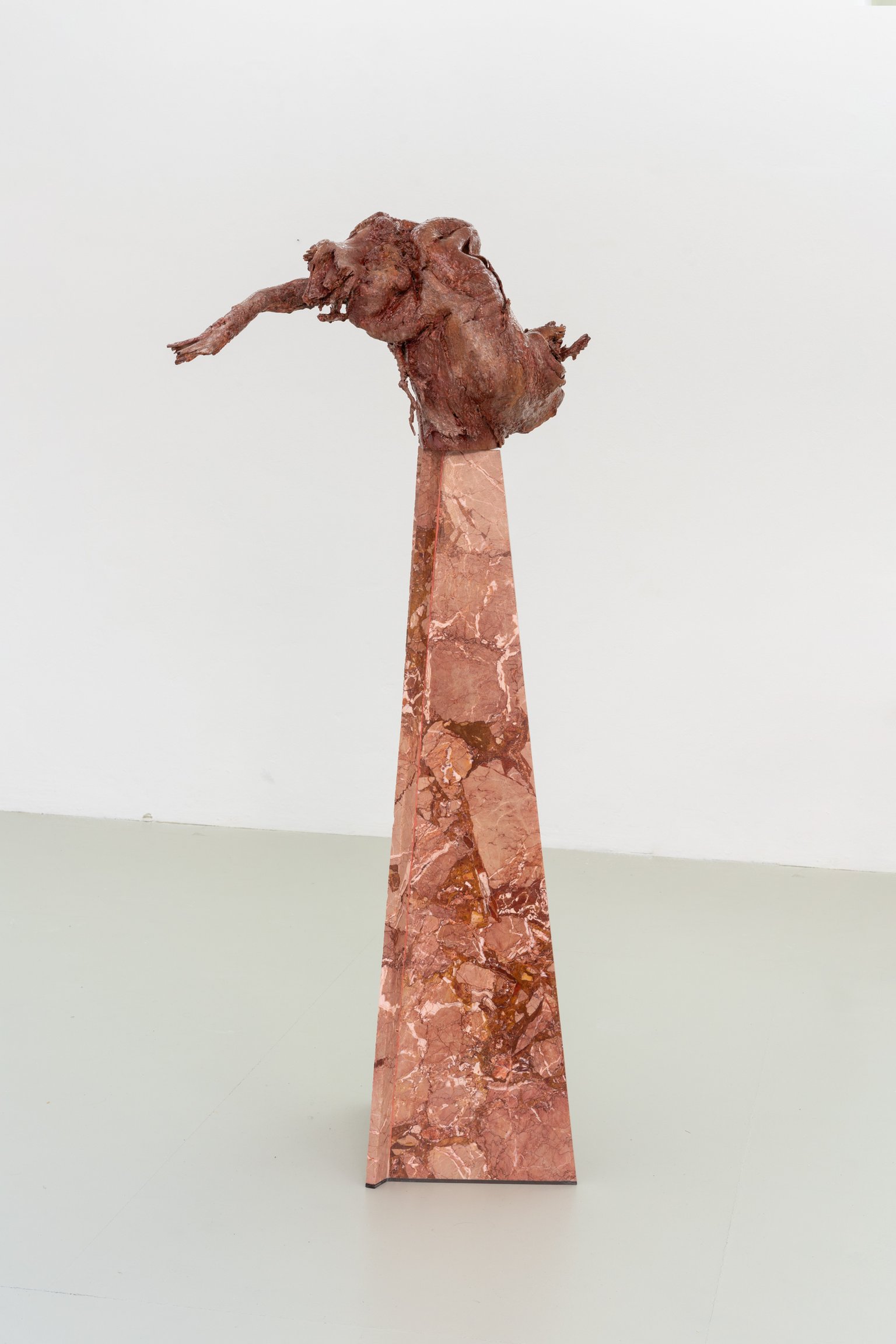 Maa by Nino Maaskola, 2025, marble, wood, resin, pigments