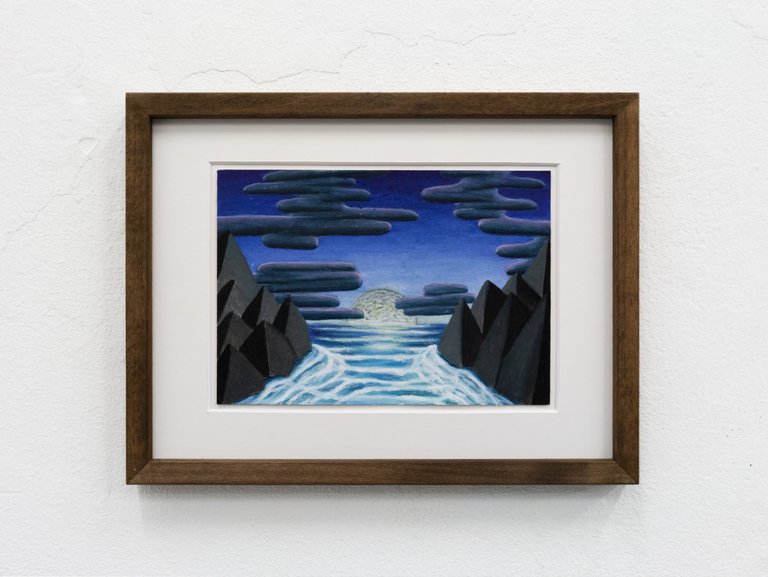 o.T. by Stefan Jeske, 2026, watercolor on paper