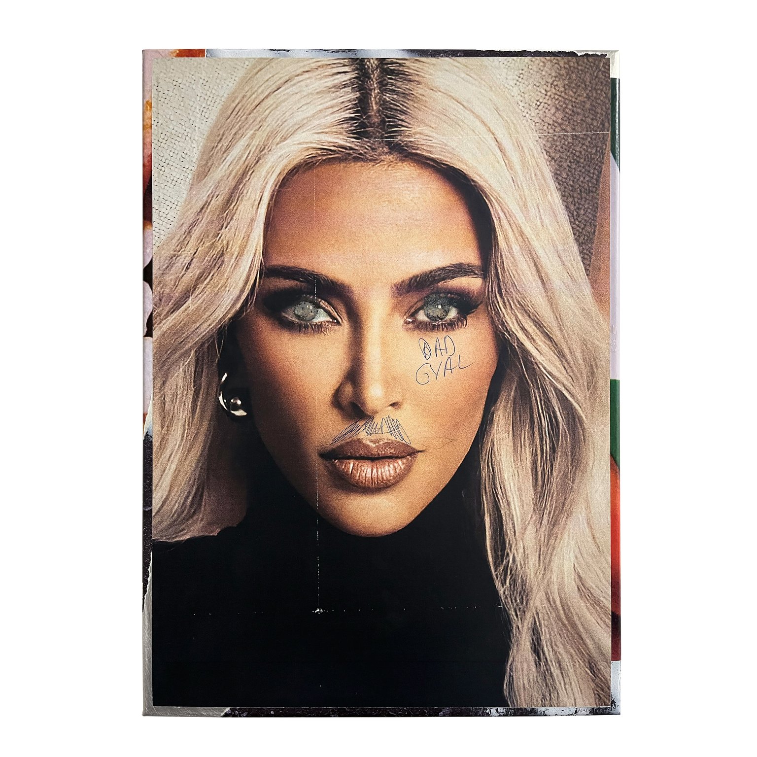 Bad Gyal by Anna Stüdeli, 2024, aluminum sheet, latex print on poster paper