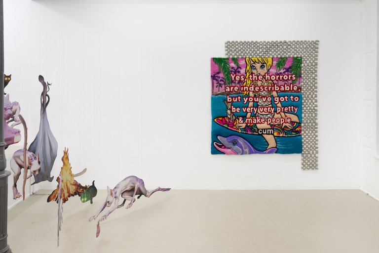 Installation View, Would you still love me if I was a worm?
