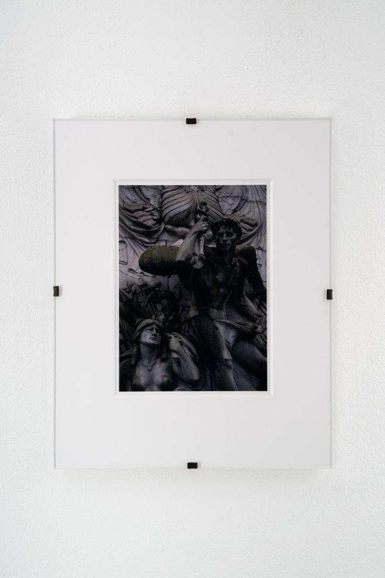 empire notes 3 by Béla Feldberg, 2025, c-print, museum glass, artist frame, ed. of 3 + 2 AP