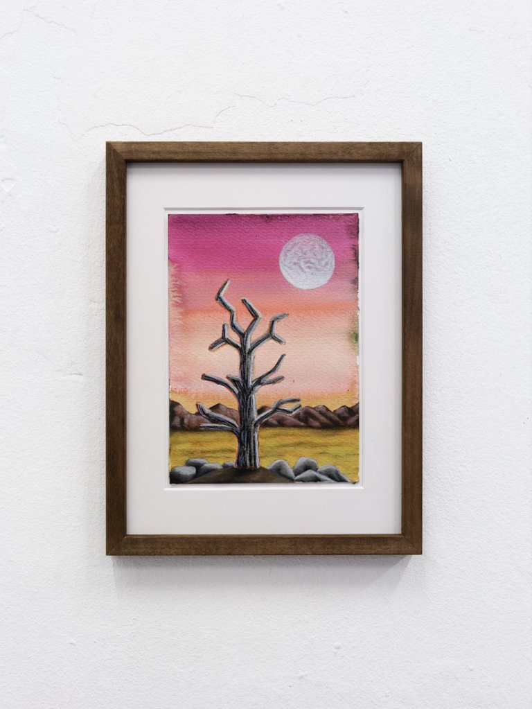 o.T. by Stefan Jeske, 2026, watercolor on paper