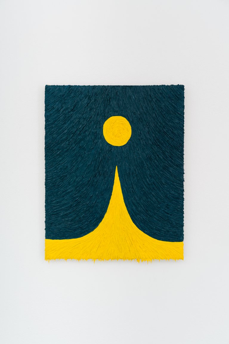 o.T. by Lena Schramm, 2025, oil on canvas