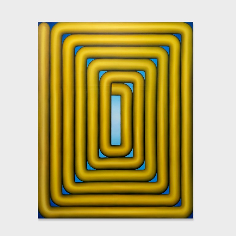 Leaving eternity by Stefan Jeske, 2021, oil on canvas