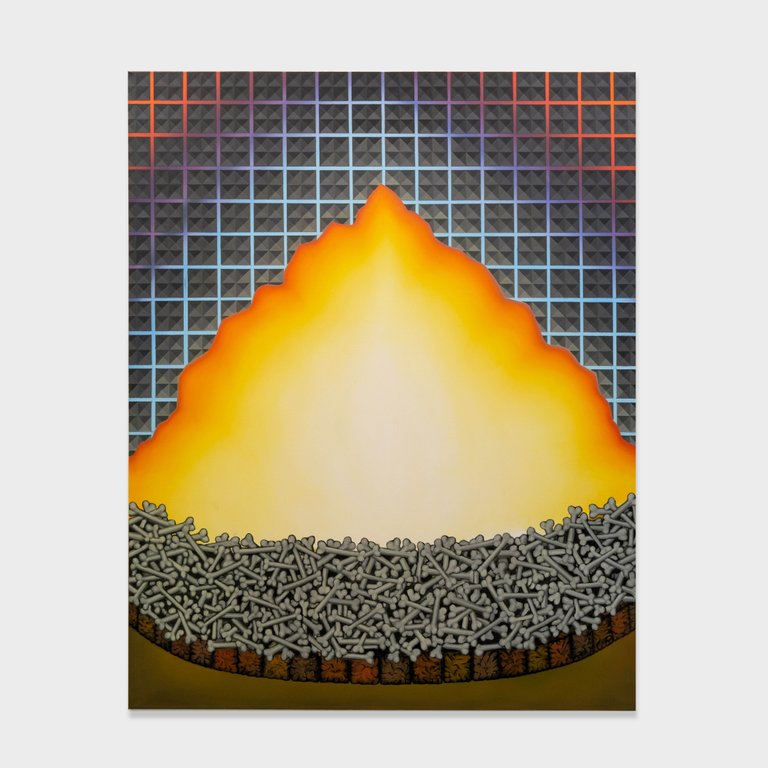Past brought us here by Stefan Jeske, 2020, oil on canvas