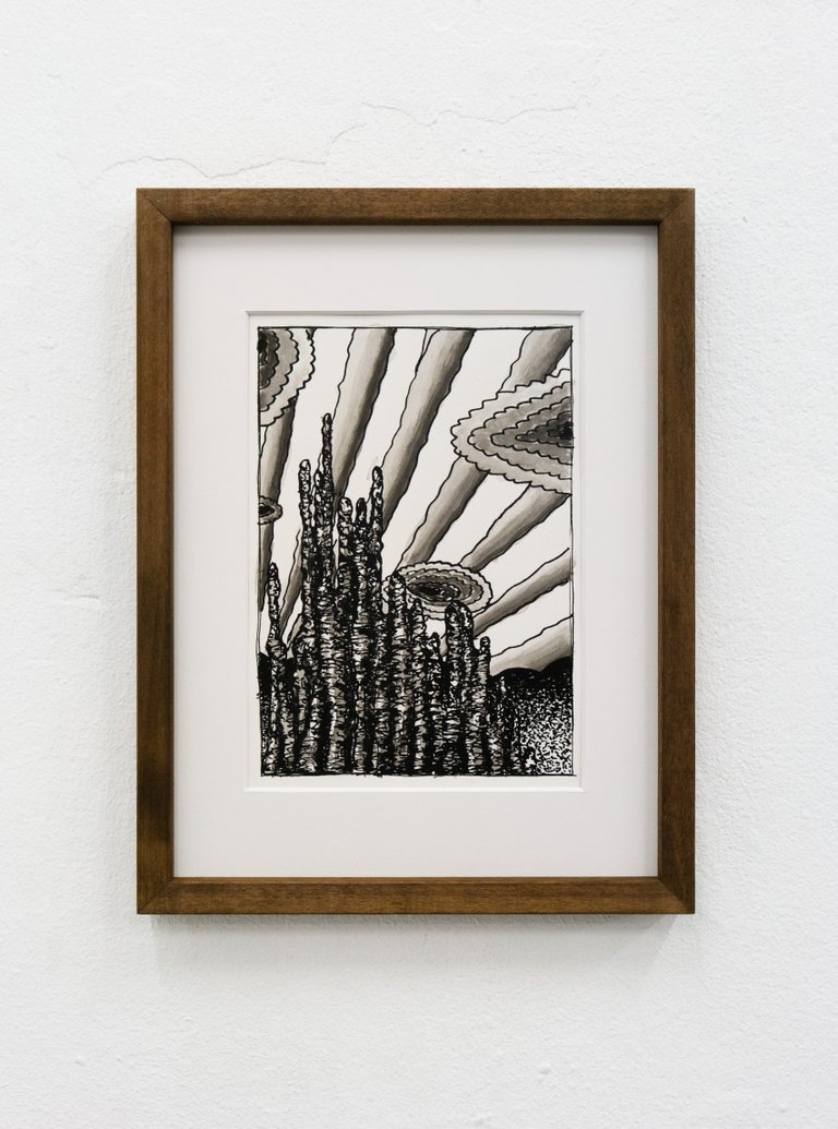 o.T. by Stefan Jeske, 2026, ink on paper