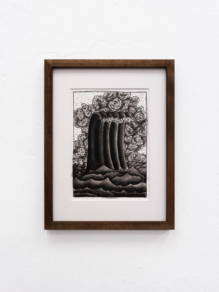 o.T. by Stefan Jeske, 2026, ink on paper