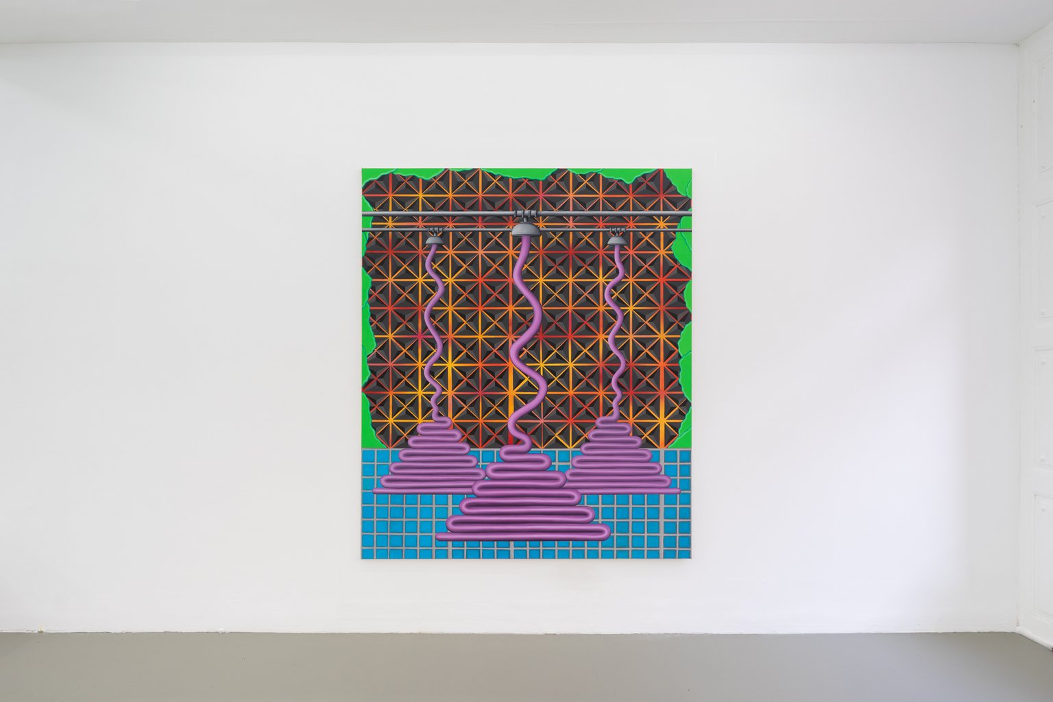 Flow River Flow, 2021, oil on canvas, 195 x 155 cm, Call Alexander, he knows what to do
