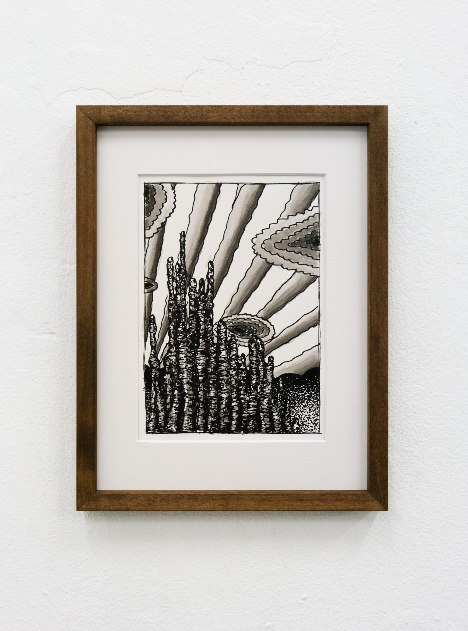 o.T. by Stefan Jeske, 2026, ink on paper
