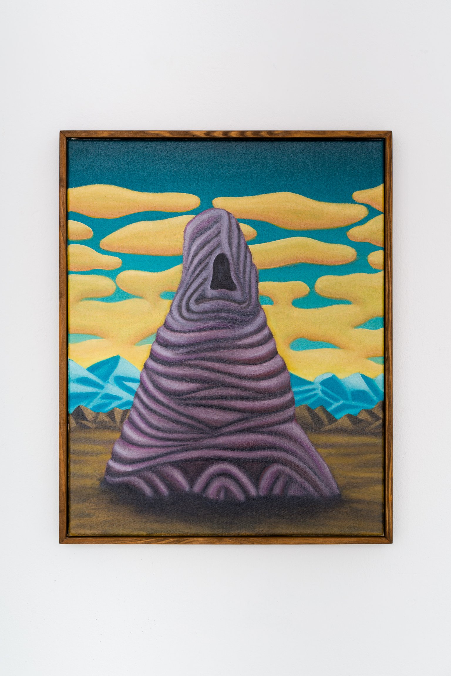 The enemy from within by Stefan Jeske, 2024, oil on canvas