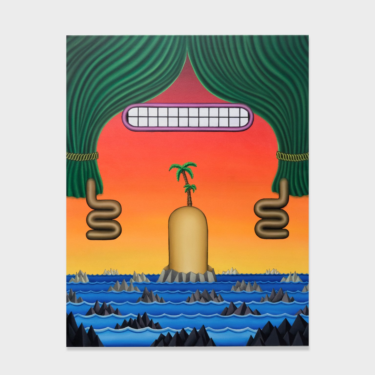 What I've learnt so far by Stefan Jeske, 2020, oil on canvas