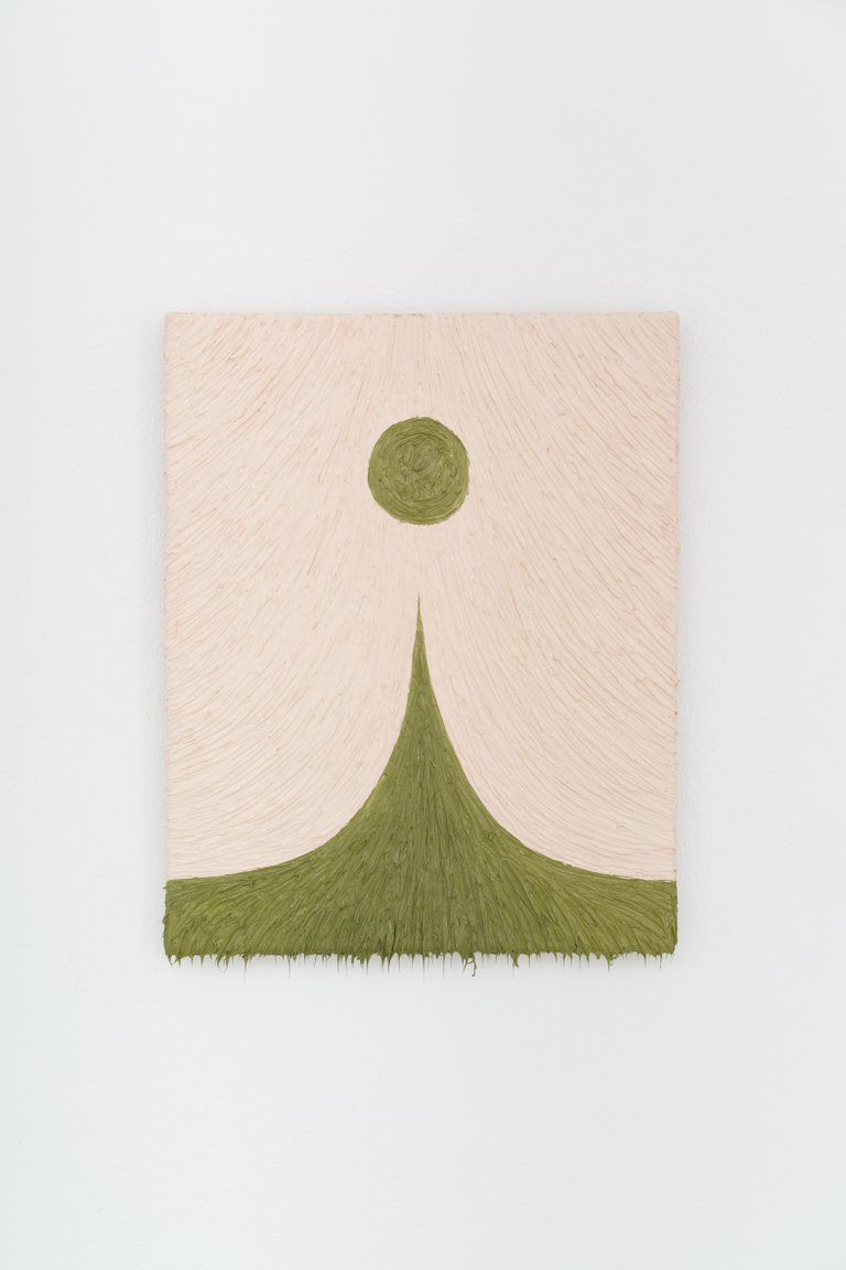 o.T. by Lena Schramm, 2025, oil on canvas
